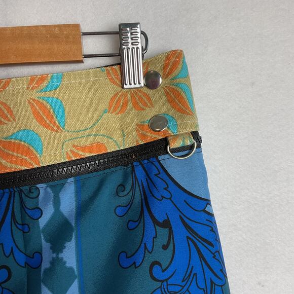 Zand Amsterdam Adjustable Reversible Wrap Skirt Boho Chic One Size - Picture 9 of 14